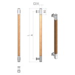 Türgriff Stangengriff Eckig SG-370